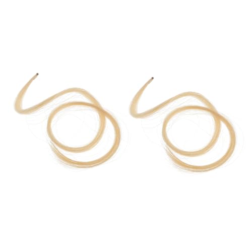 BESPORTBLE 2Pcs Durable Horse Tail Hair for Violin Bow Replacement for Student and Beginner Violinists Practical Violin Accessories for Repairing and Maintenance
