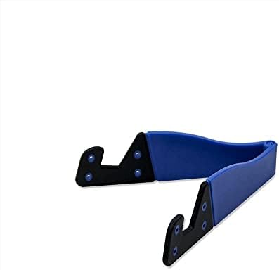Eeejumpe Smart Phone and Tablet Stand - Foldable Vertical and Horizontal Mount for iPhone / iPad / Samsung Galaxy / HTC One and all Mobile Phones Blue