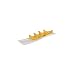 Produktbild APS 84231 GN 2/4 Tablett SINUS, 53 x 16,2 cm, Höhe 2 cm, Melamin, weiß