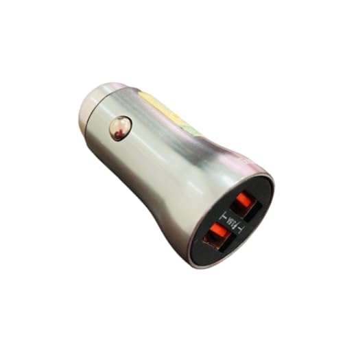 Carregador Para Celular Veicular Universal 2 entradas USB 3.6 AMP Carregamento Rápido Turbo Certific