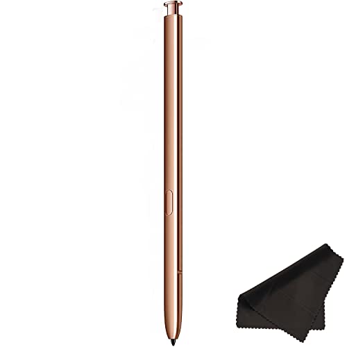 Samsung S-Pen Replacement for Galaxy Note 20 and Note20 Ultra 5G S Pen Stylus, Bluetooth (EJ-PN980), includes Microfiber Cloth - Bulk Packaging - (Copper)