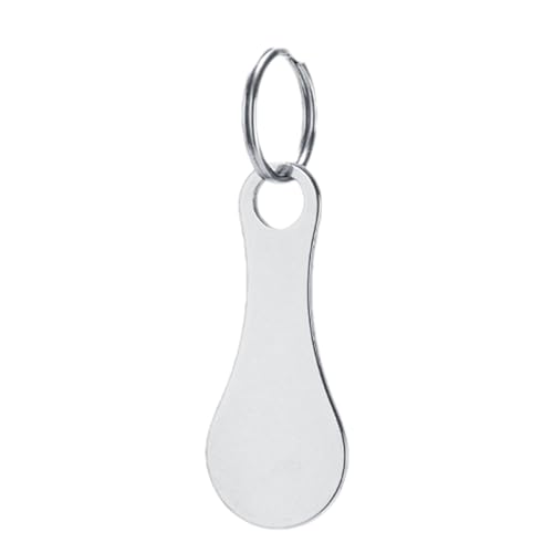 Genérico Para Carrito De Compras De Acero Inoxidable: Portátil De Aleación De Aluminio Con Soporte De Anillo Resistente, Herramienta Antipérdida Con Función De Liberación Del Carrito Y Abridor