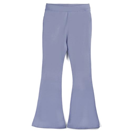 Mightly Girls' Flare Leggings | Organic Cotton Fair Trade Certified Pants for Toddler and Kids Clothes