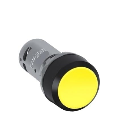 Bouton-Poussoir Compact CP1-10Y-01 62000008 Jaune pour Panneau de Contrôle