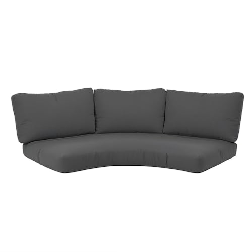 MFPMTUXO Outdoor Curved Sofa Cushion Cover with Zipper...