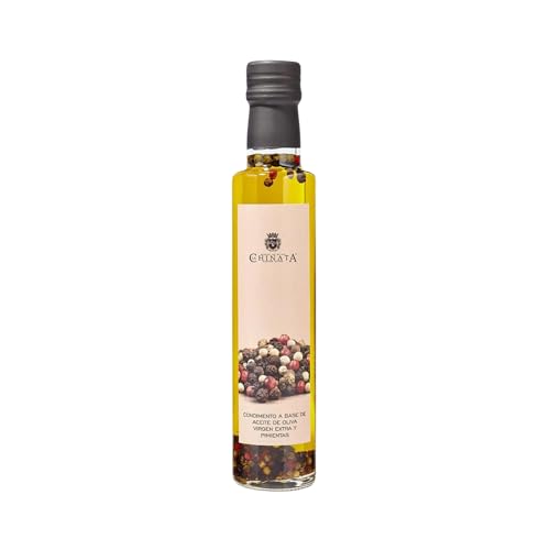 La Chinata Condiementos de Aceite de Oliva Virgen Extra (Pack de 3) (Pimientas)