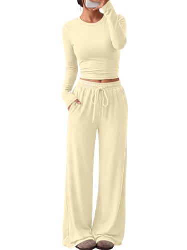 Image of Trendy Queen Women's 2 Piece 2026 Fall Fashion Lounge Set with Pockets