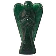 Spiritual Elementz Jade Guardian Healing Carved Angel (Height- 5.5 cm) Gemstone Stone Figurine Gift.