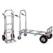 Wesco 220495 Cobra Jr. Aluminum Convertible Truck, Pneumatic Wheel, 12" x 38" Frame, 1200-lb. Load Capacity, 22" Width x 51-3/4" Height x 19" Depth