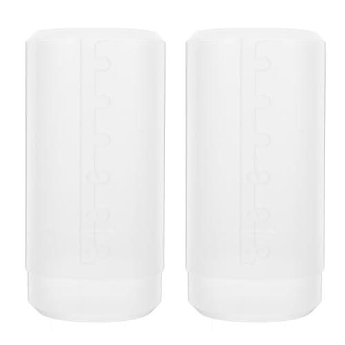Amosfun 4pcs Retractable Makeup Brush Holder Cosmetic Brush Storage Barrels Hair Accessories Organiser Cup