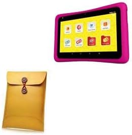 BoxWave Case for Nabi Barbie Tablet (Case by BoxWave) - Manila Leather Envelope, Retro Envelope Style Hip Cover for Nabi Barbie Tablet, Nabi American Girl Tablet | Barbie Tablet | Hot Wheels Tablet