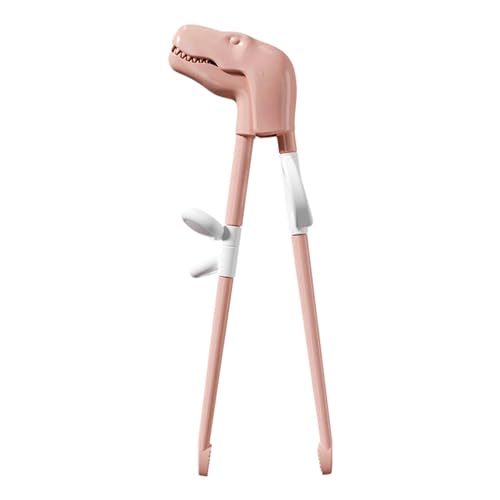 初心者向けトレーニング箸 - 初心者トレーニング箸 - 簡単に学習できる恐竜をテーマにした練習箸 |お箸のスキルをマスターするための指の柔軟性トレーナー |お子様に最適 トレーニング箸