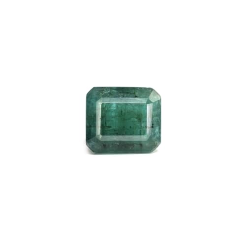 Émeraude zambienne pour bague sur mesure, pierre naturelle carrée de 4,4 carats