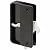 Slide-Co 12324 Screen Door Latch and Pull with Security Lock, Black Plastic