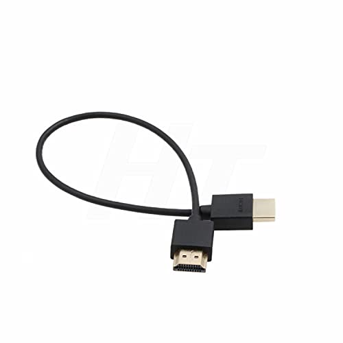 Image of Thin Soft HDMI to HDMI 2.0 4K Cable for ZCAM E2 F6 Sony Canon Panasonic AU-EVA1 Blackmagic BMPCC 4K Camera ATOMOS Portkeys BM5 Monitor 12''