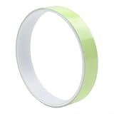 Adesivo fluorescente fosforescente per canne da pesca notturna, nastro riflettente per pescatori, mulinelli, attrezzatura da esterno (A-100 cm x 1,5 cm)