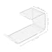 LRXIYODE Transparent Headphone Hook Under Desk Shaped Headphone Holder for Gaming Gear Organizer Wall Mounted Design for All Headphones Durable Space Saving Desktop Accessory