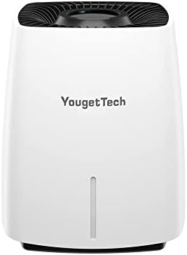 YougetTech Evaporative Humidifiers for Bedroom Large Room, 1.6Gallon No Mist Humidifiers, 30dB Quiet, Output 1200ml/h, 10 Speed Whole-House Humidifier up to 725 sq.ft