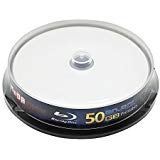 MNDADISK Blank Blu Ray Discs 50GB BD-R DL 4X Speed High Grade Bluray Dual Layer Spindle 10-disc