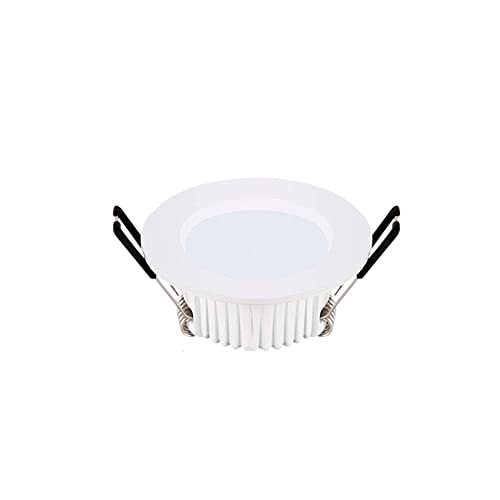 Faretti da Incasso Rotondi minimalisti Europei da 3 W, UltraSottili, in Alluminio, antiappannamento, con LED integrati, per soffitti, Hotel, Illuminazione per Interni, Senza strobo, per ingressi