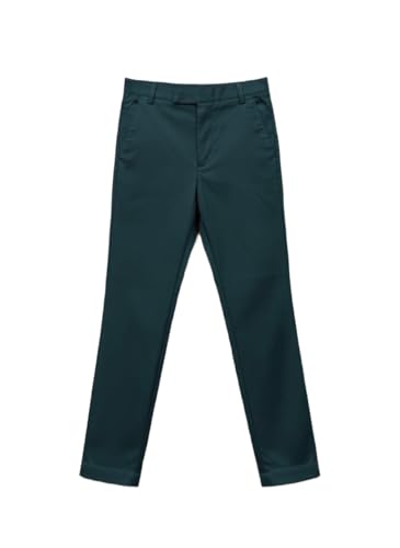 Image of A.T.U.N. (ALL THINGS UBER NICE) Boys Regular Fit Formal Chinos | Smart School & Occasion Wear Bottoms | Smooth, Comfortable & Tailored Look Pants