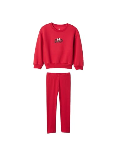 Image of GAP Kids Infants' Relaxed Fit Heathered Sweatshirt and Track Pants Set