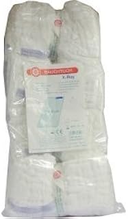 BAUCHTUCH - Toallitas de vientre (45 x 45 cm, 4 capas, 20 unidades), color blanco