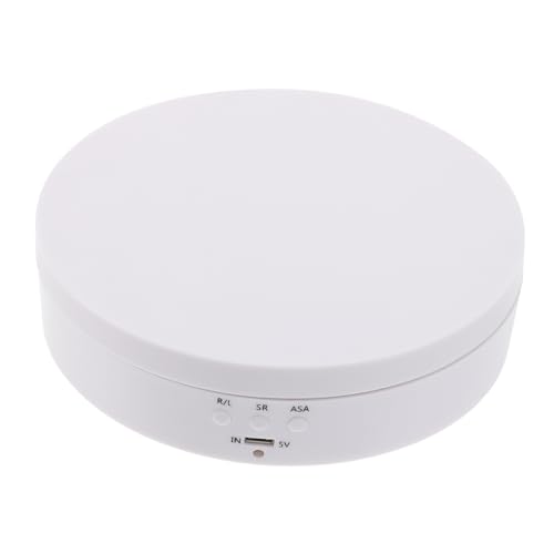 WESIEVYA 1pezzi Rotante Elettrico Display Per Gioielli Porta Gioielli Automatico Supporto Espositivo Per Oggetti Design Compatto e Silenzioso Base Girevole Per Vetrine e Presentazioni