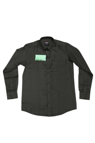 Image of Cotton Blend Formal Shirt for Men | Full Sleeve, Regular Fit, Button Down, Palin & Stylish Collared Neck | Breathable Lightweight Fabric for Office, College Meetings & Gathering