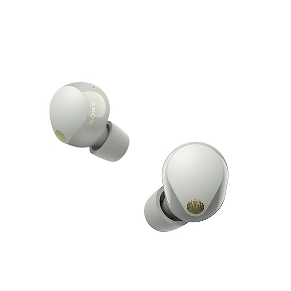 Sony WF-1000XM5 Wf Xm5, The Best Truly Wireless Noise Cancelling Earbuds, Made from Recycled Plastic Materials, Clear Bluetooth Signal, Adaptive Sound Control with AI, Xm5 Earbuds, Silver