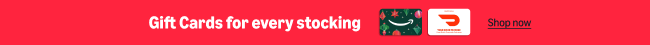 Gift Cards for every stocking