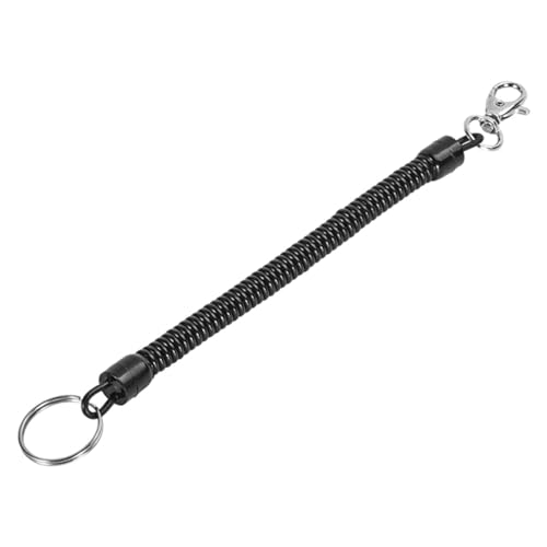 Porte-clés rétractable ressort spirale extensible hommes 23-90 cm