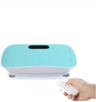 Vibration Platform Exercise Machine, 10 Frequency Settings, Body Shaping Massage, Blue