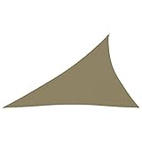 colour_text,size_text vidaXL Toldo Parasol Lona Protector Solar Sombra de Patio Jardín Terraza Balcón Parque Exterior de Vela Triangular de Tela Oxford Beige 3x4x5 m
