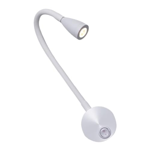 ERINGOGO 3W Flexible Hose Reading Light with Warm Glow for Bedrooms and Study Rooms Cozy Atmosphere Lighting for Headboards and Nightstands