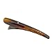 Parcelona France Toucan Medium Celluloid Shell Crystal Secure Grip Side Beak Hair Claw Clip Clamp (Brown-shell)