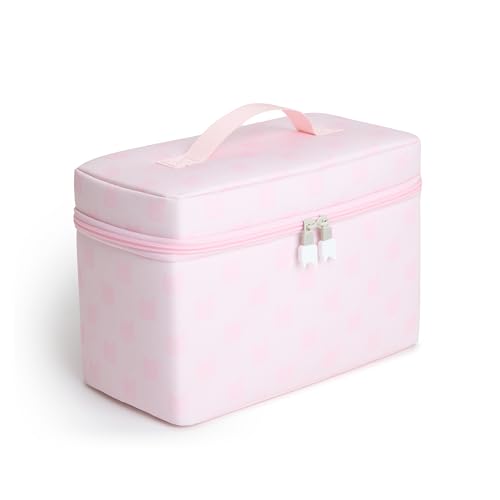 Tonies All-in-One Travel Bag - Sturdy Hard Case for Toniebox 2 Tonieplay Controller Headphones and 4 Figurines - Cloud Pink