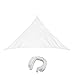 jarolift Tenda a vela triangolare idrorepellente, 360 x 360 x 360 cm, bianco crema