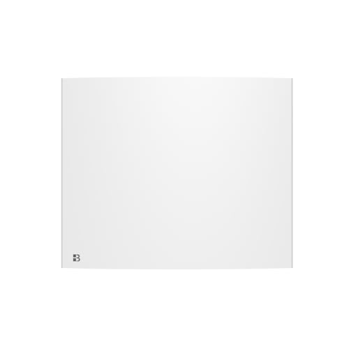 BESTHERM - Radiateur électrique fixe à inertie sèche fonte 1000W Bestherm BIA horizontal blanc
