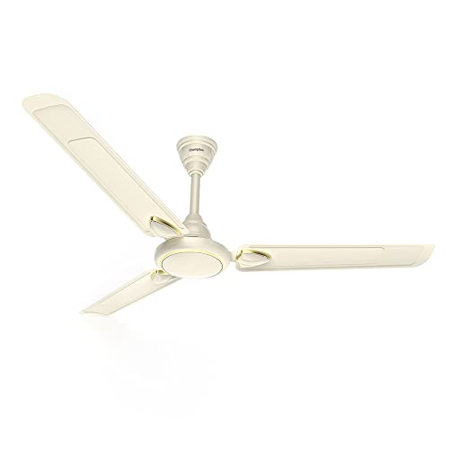 Crompton SUREBREEZE HILLBRIZ DECO 1200 Mm (48 Inch) Ceiling Fan (Ivory Gold) Star Rated Energy Efficient Fans For Rs. 1499 @ 52 %