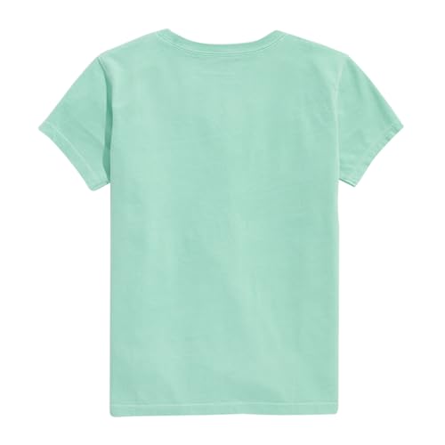 Image of vineyard vines Girls' Girls' Garment Dyed Burgee Whale Short-Sleeve Tee