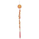 Homoyoyo Chinese New Year Hanging Decoration, Simulated Electronic Firecrackers Wall Ornament Fake Firecrackers with Sound Spring Festival Red Lucky Oriental Pendant