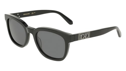 FERRAGAMO SF2107S 001 Black 54/21/145 - Gafas de sol masculinas