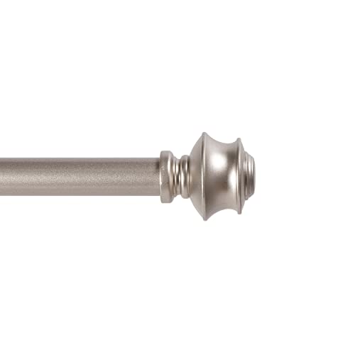 Kenney KN71870 Phoenix Knob End Standard Decorative Window Curtain Rod,