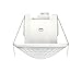 Produktbild Theben 1039560 Mova S360 KNX DE WH Bewegungsmelder für Deckeneinbau, Licht u. HKL, max. 8 m Durchmesser