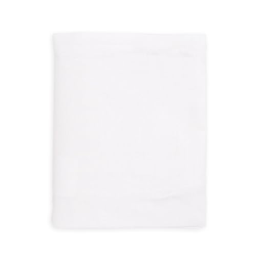 Pack de 2 sábanas bajeras 100% algodón Ajustables Color Blanco – 60x120 cm – para capazo, colchón, moisés o minicuna – Transpirables y Suaves – Fácil Lavado y aptas para Secadora