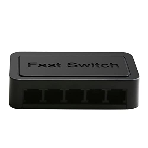 5 puertos 10 100 Mbps conmutador de red no administrado Plug and Play RJ45 adaptativo automático MDI MDIX IEEE802 3 estándares de eficiencia energética Ethernet silencio sin configuración para