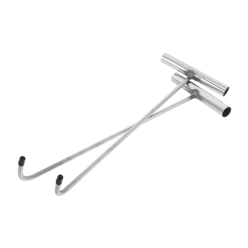 VALICLUD Roll up Door Hook Manhole Cover Hook Stainless Steel Lifter for Safe Lifting Experience