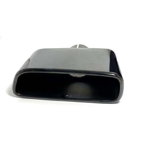 Embouts d'échappement carré 210mm en inox noir titane pour Mercedes Benz