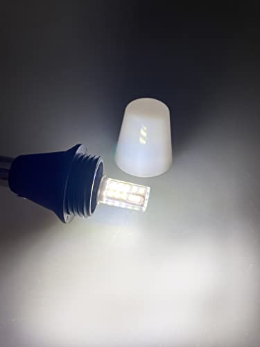 Pactrade Marine 12V Marine Boat Yacht Pontoon Navigation Anchor Light 360 Degrees All Around White Color Splashproof Black Housing (Led Fold Down Base (H=9.5")) #TOP4